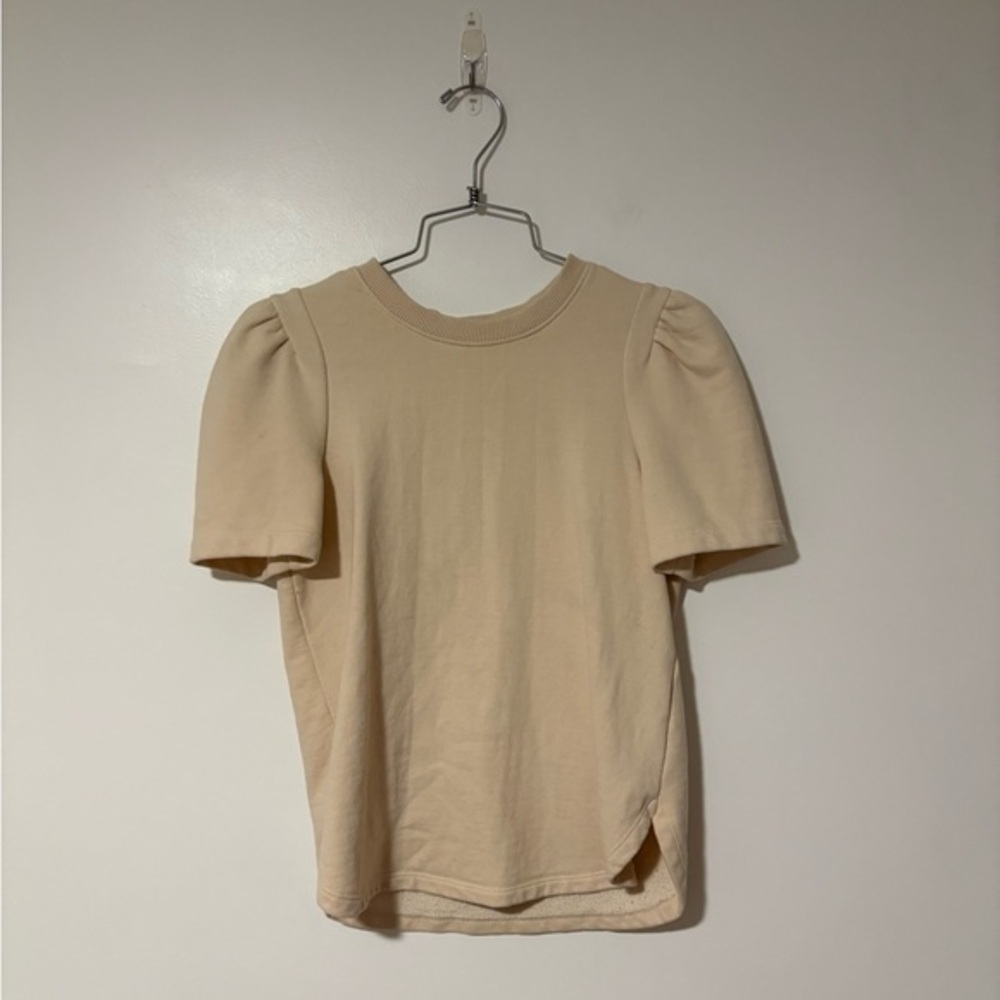 Club Monaco Cream Knit Top sz XS